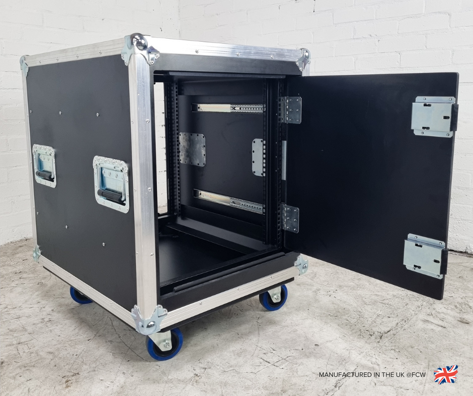 12u slide to hide slam rack flightcase